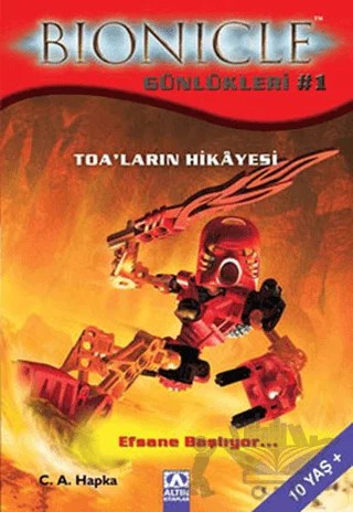 Bionicle Günlükleri 1 – C. A. Hapka – Altın Kitaplar kitap kapağı