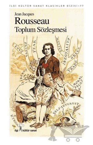 Toplum Sözleşmesi – Jean-Jacques Rousseau – İlgi Kültür Sanat Yayınları kitap kapağı