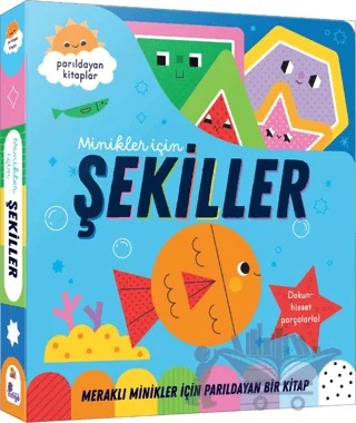Meraklı Minikler İçin Dokun Hisset - Şekiller – Kolektif – İndigo Çocuk kitap kapağı