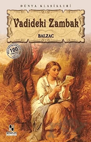 Vadideki Zambak – Honore de Balzac – Anonim Yayıncılık kitap kapağı