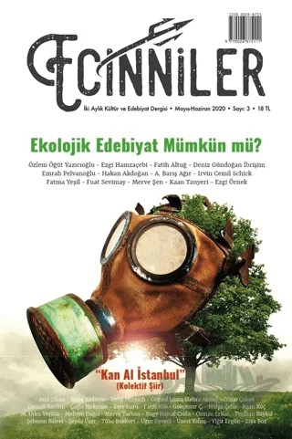 Ecinniler: İki Aylık Kültür ve Edebiyat Dergisi Sayı: 3 Ekolojik Edebiyat Mümkün mü? Mayıs - Haziran 2020 – Sardes Yayınları kitap kapağı