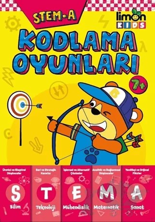STEM-A - Kodlama Oyunları – Kolektif – limonKIDS kitap kapağı