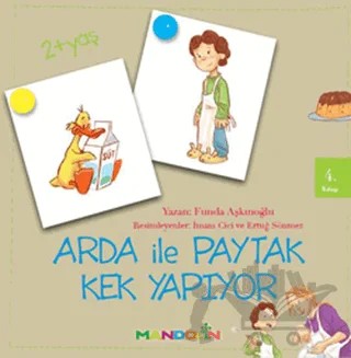 Arda ile Paytak Kek Yapıyor 4. Kitap – Funda Aşkınoğlu – Mandolin Yayınları kitap kapağı