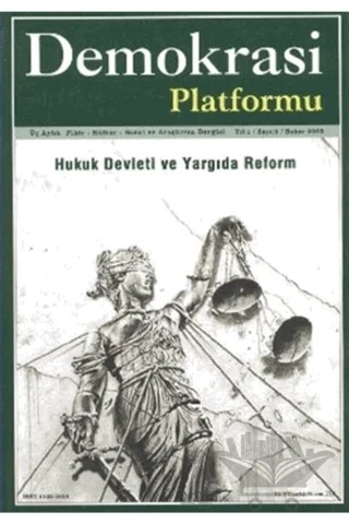 Hukuk Devleti ve Yargıda Reform - Demokrasi Platformu Sayı: 2 – Orion Kitabevi kitap kapağı