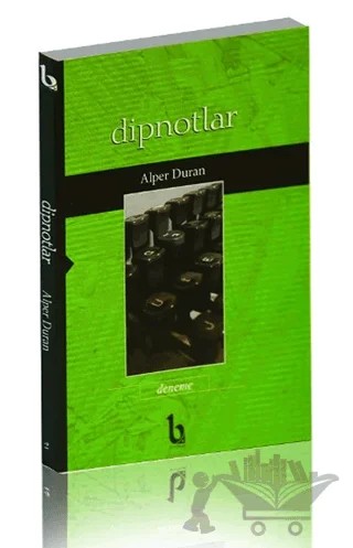 Dipnotlar – Alper Duran – BE Yayınları kitap kapağı