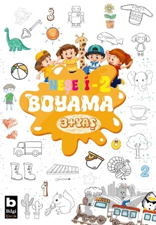 Neşeli Boyama 1 – Kolektif – Bilgi Yayınevi kitap kapağı
