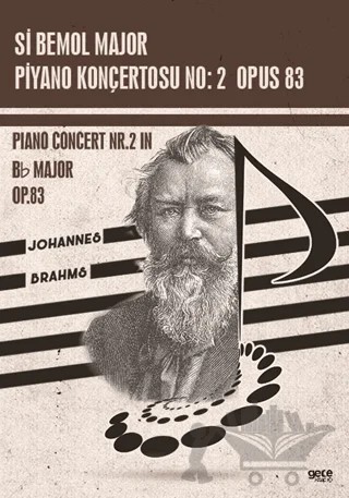 Si Bemol Major Piyano Konçertosu No : 2 Opus 83 – Johannes Brahms – Gece Kitaplığı kitap kapağı