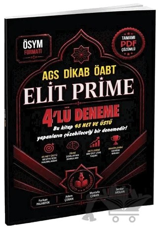 ÖABT MEB-AGS DİKAB Din Kültürü Öğretmenliği ELİT PRİME 4 Deneme – Furkan Palabıyık, Adem Çoban, Mustafa Çoban, Serdar Arslan – Tahayyül Yayınları kitap kapağı