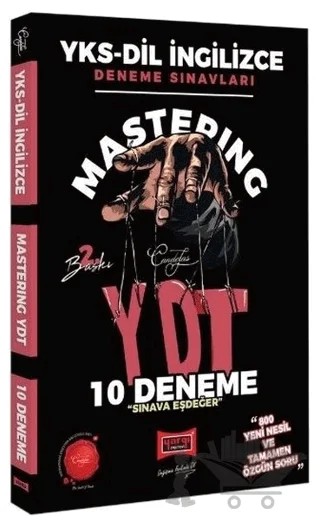 YKS-DİL İngilizce Deneme Sınavları Mastering YDT 10 Deneme Sınavı – Kolektif – Yargı Yayınevi kitap kapağı