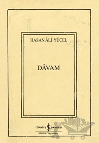 Davam – Hasan Ali Yücel – İş Bankası Kültür Yayınları kitap kapağı