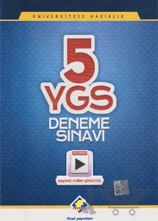 5 YGS Deneme Sınavı 2017 – Kolektif – Final Yayınları kitap kapağı