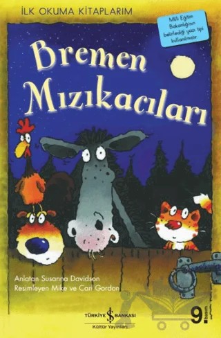 Bremen Mızıkacıları – Susanna Davidson – İş Bankası Kültür Yayınları kitap kapağı