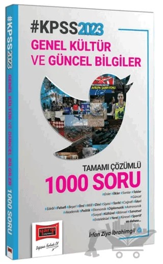Yargı Yayınları 2023 KPSS Genel Kültür ve Güncel Bilgiler Tamamı Çözümlü 1000 Soru – İrfan Ziya İbrahimgil – Yargı Yayınevi kitap kapağı