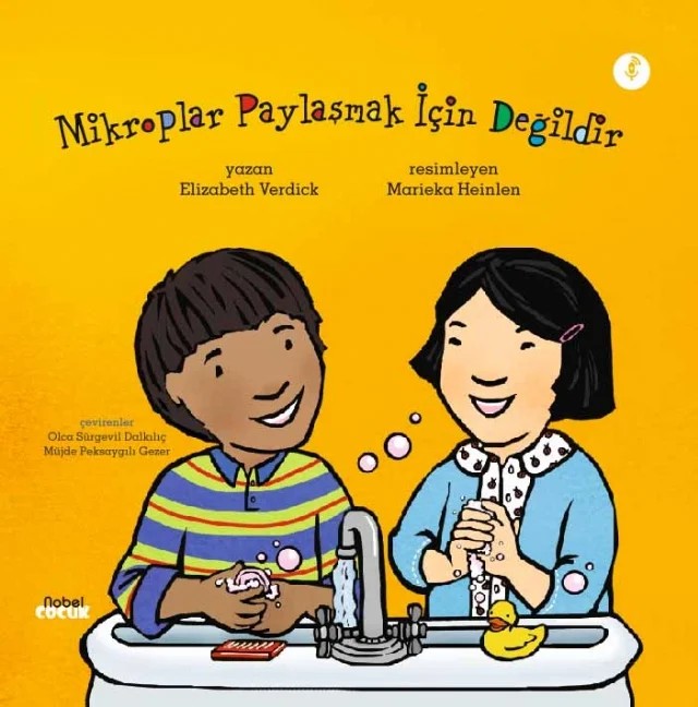 Mikroplar Paylaşmak İçin Değildir – Elizabeth Verdick – Nobel Çocuk kitap kapağı