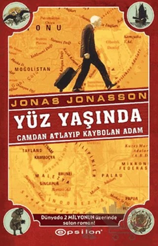 Yüz Yaşında – Jonas Jonasson – Epsilon Yayınevi kitap kapağı