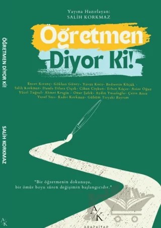 Öğretmen Diyor Ki! – Kolektif – Araz Kitap kitap kapağı