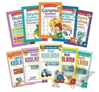 Akıllı Kodlama Ve Matematik Seti (10 Kitap) – Kolektif – Halk Kitabevi kitap kapağı