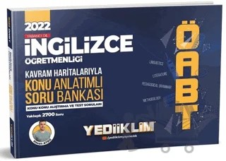 ÖABT İngilizce Öğretmenliği Kavram Haritalarıyla Konu Anlatımlı Soru Bankası – Hasan Atsız – Yediiklim Yayınları kitap kapağı