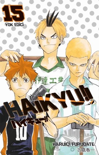 Haikyu!! 15. Cilt Yok Edici – Haruiçi Furudate – Gerekli Şeyler Yayıncılık kitap kapağı