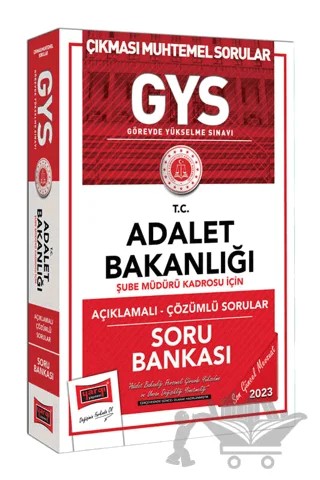 Yargı Yayınları 2023 Adalet Bakanlığı Şube Müdürü Kadrosu İçin Sorun Bankası – Kolektif – Yargı Yayınevi kitap kapağı