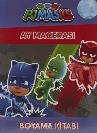 PJ Maskeliler Ay Macerası Boyama Kitabı – Kolektif – Doğan Egmont Yayıncılık kitap kapağı
