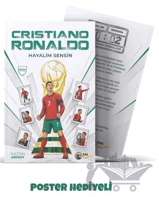 Hayalim Sensin: Cristiano Ronaldo – Nazan Arısoy – Bal Porsuğu Yayınları kitap kapağı