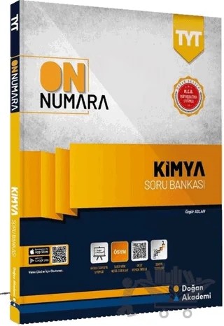 TYT On Numara Kimya Soru Bankası – Özgür Arslan – Doğan Akademi kitap kapağı