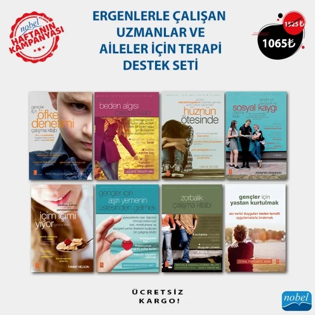 ERGENLERLE ÇALIŞAN UZMANLAR VE AİLELER İÇİN TERAPİ DESTEK SETİ – Tammy Nelson, Coral Popowitz, Julia V. Taylor, Lısa M. Schab, Raychelle Cassada Lohmann, Andrea Wachter, Sheela Raja – Haftanın Kampanyası kitap kapağı