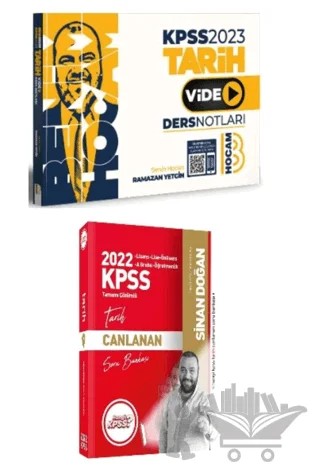 2023 KPSS Tarih Video Ders Notları Benim Hocam Yayınları Ramazan Yetgin + Tarih Soru Bankası – Kolektif – Hangi KPSS Yayınları kitap kapağı