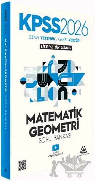 KPSS Matematik - Geometri Soru Bankası 2026 – Kollektif – Marsis Yayınları kitap kapağı
