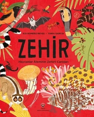 Zehir - Hayvanlar Aleminin Zehirli Canlıları – Ico Romero Reyes – TÜBİTAK Yayınları kitap kapağı