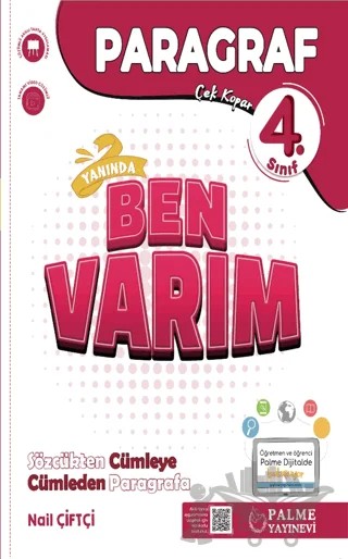 4. Sınıf Paragraf Yanında Ben Varım Çek Kopar – Nail Çiftçi – Palme Yayınları kitap kapağı