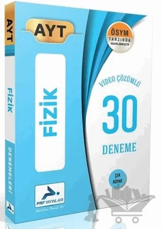 AYT Fizik Video Çözümlü 30 Deneme – Kolektif – Paraf Yayınları kitap kapağı