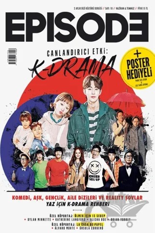 Episode 2 Aylık Dizi Kültürü Dergisi Sayı: 10 Haziran-Temmuz 2018 (Poster Hediyeli) – Episode Dergisi kitap kapağı