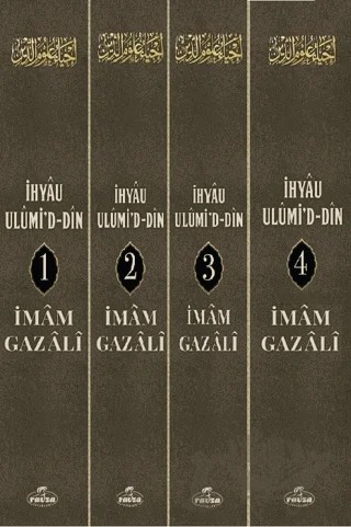 İhyau Ulumi'd-Din 4 Cilt – İmam Gazali – Ravza Yayınları kitap kapağı