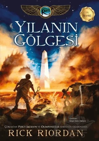 Kane Günceleri 3 Yılanın Gölgesi – Rick Riordan – XLIBRIS kitap kapağı