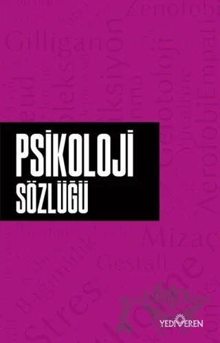 Psikoloji Sözlüğü – Ahmet Murat Seyrek – Yediveren Yayınları kitap kapağı