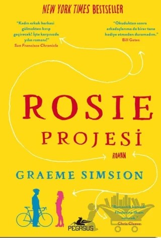 Rosie Projesi – Graeme Simsion – Pegasus Yayınları kitap kapağı
