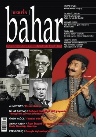 Berfin Bahar Aylık Kültür Sanat ve Edebiyat Dergisi Sayı: 218 Nisan 2016 – Berfin Bahar Dergisi kitap kapağı