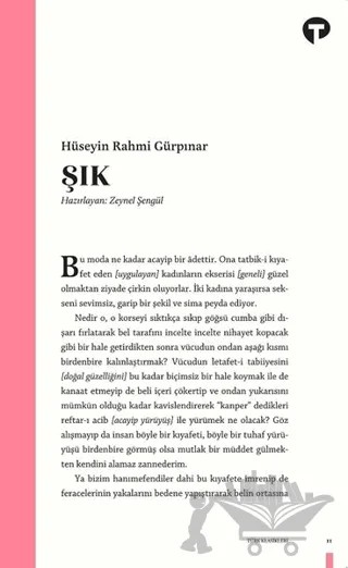 Şık – Hüseyin Rahmi Gürpınar – Turkuvaz Kitap kitap kapağı