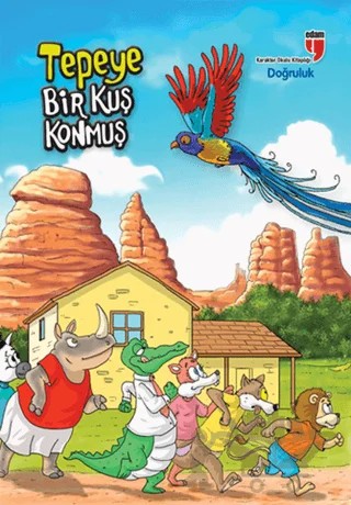 Tepeye Bir Kuş Konmuş - Doğruluk – Neriman Karatekin – EDAM kitap kapağı