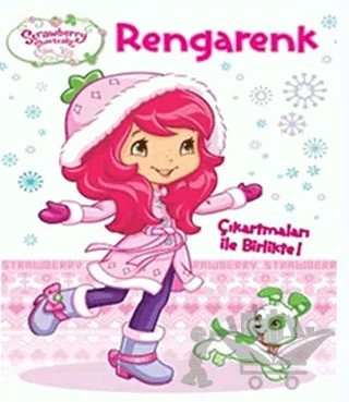 Çilek Kız - Rengarenk Çıkartmalı Boyama – Kolektif – Doğan Egmont Yayıncılık kitap kapağı
