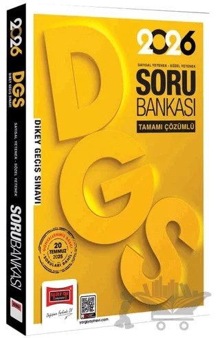 2026 DGS Sayısal-Sözel Yetenek Tamamı Çözümlü Soru Bankası – Kolektif – Yargı Yayınevi kitap kapağı