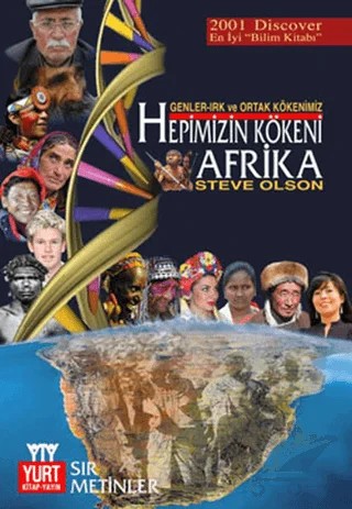 Hepimizin Kökeni Afrika – Steve Olson – Yurt Kitap Yayın kitap kapağı