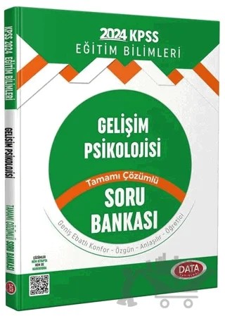 2024 KPSS Eğitim Bilimleri Gelişim Psikolojisi Tamamı Çözümlü Soru Bankası – Kolektif – Data Yayınları kitap kapağı