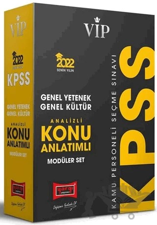 2022 KPSS Genel Yetenek Genel Kültür VİP Konu Anlatımlı Modüler Set Çözümlü – Kolektif – Yargı Yayınevi kitap kapağı