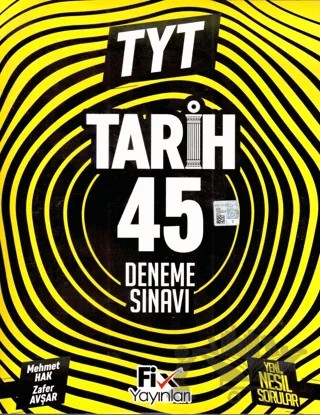 2023 TYT Tarih 45 Denemeleri – Kolektif – Fix Yayınları kitap kapağı