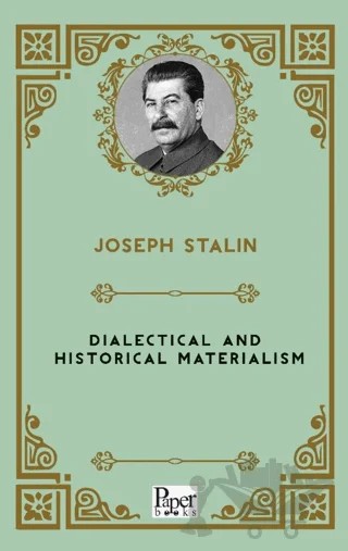 Dialectical and Historical Materialism – Joseph Stalin – Paper Books kitap kapağı
