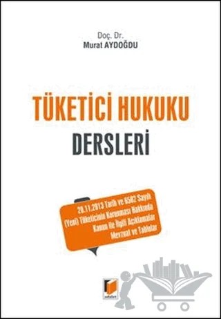 Tüketici Hukuku Dersleri – Murat Aydoğdu – Adalet Yayınevi kitap kapağı