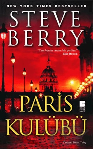 Paris Kulübü – Steve Berry – Bilge Kültür Sanat kitap kapağı